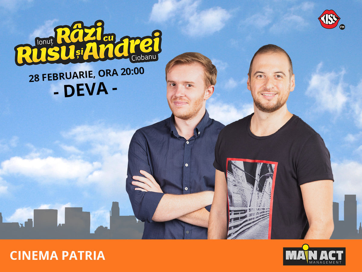 Bilete Deva Stand Up Comedy Cu Rusu Si Andrei 28 Feb 20 Ora 20 00