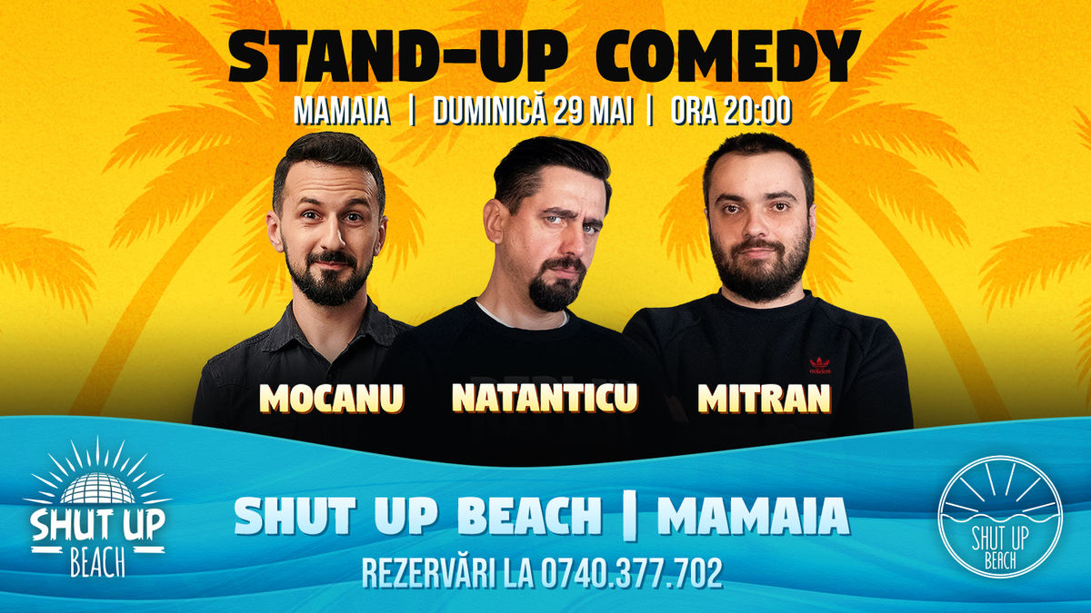 Bilete Constanta Stand Up Comedy cu Cosmin Natanticu Alex Mocanu și