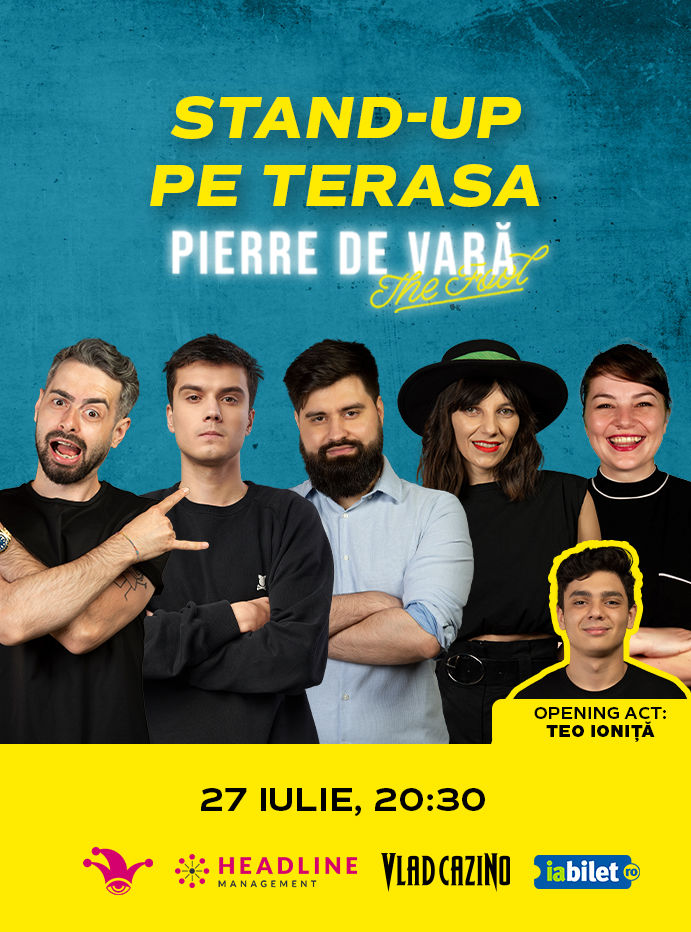 Bilete Pierre de Vară Stand up comedy cu Bucălae Mirică Luiza Geo