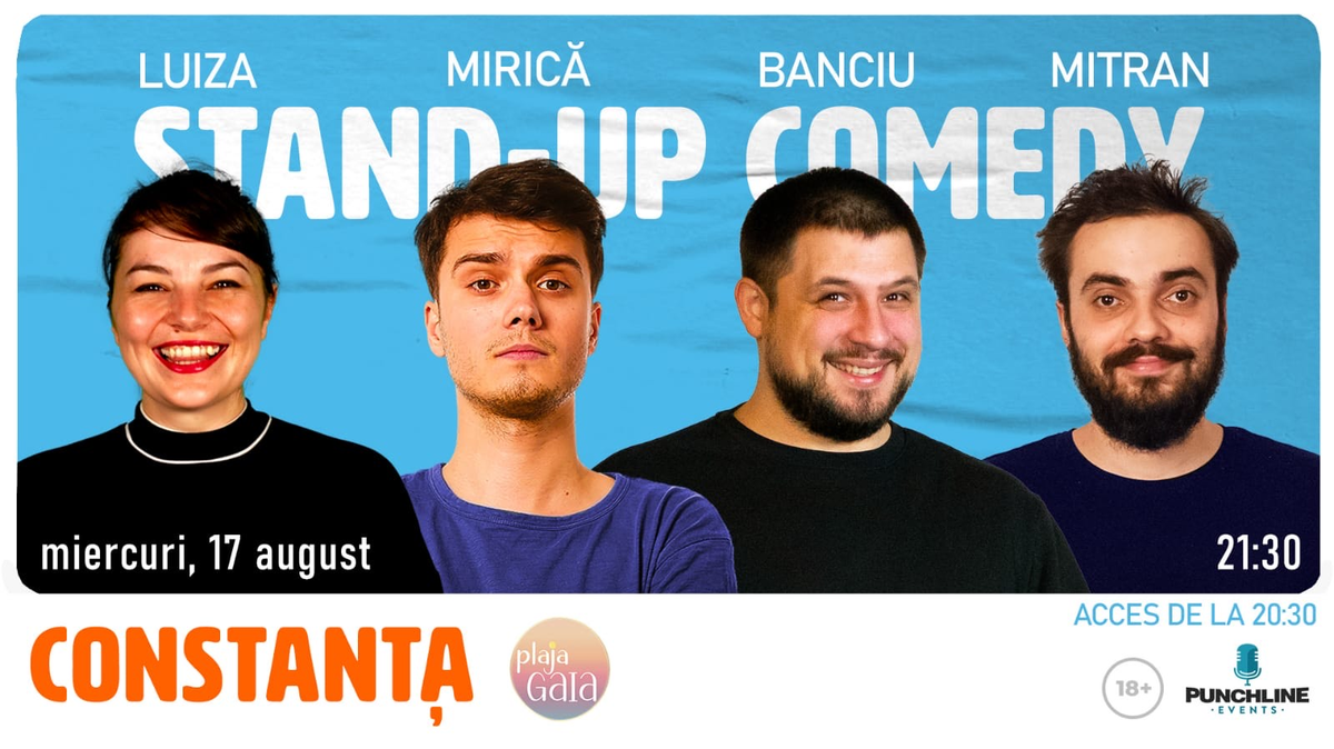 Bilete Constanta Stand Up Comedy Cu Banciu Ioana Luiza Mitran I