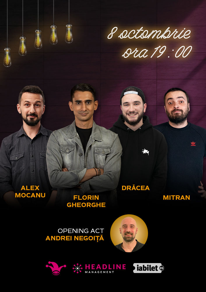 Bilete The Fool Stand up comedy cu Florin Mocanu Drăcea și Mitran