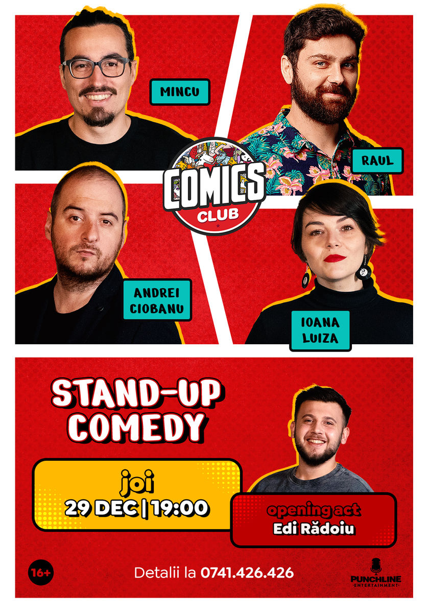 Bilete Stand Up Cu Mincu Raul Andrei Ciobanu I Ioana Luiza La