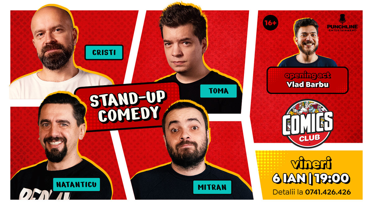 Bilete Stand Up Cu Cristi Toma Raul I Mitran La Comicsclub Ian