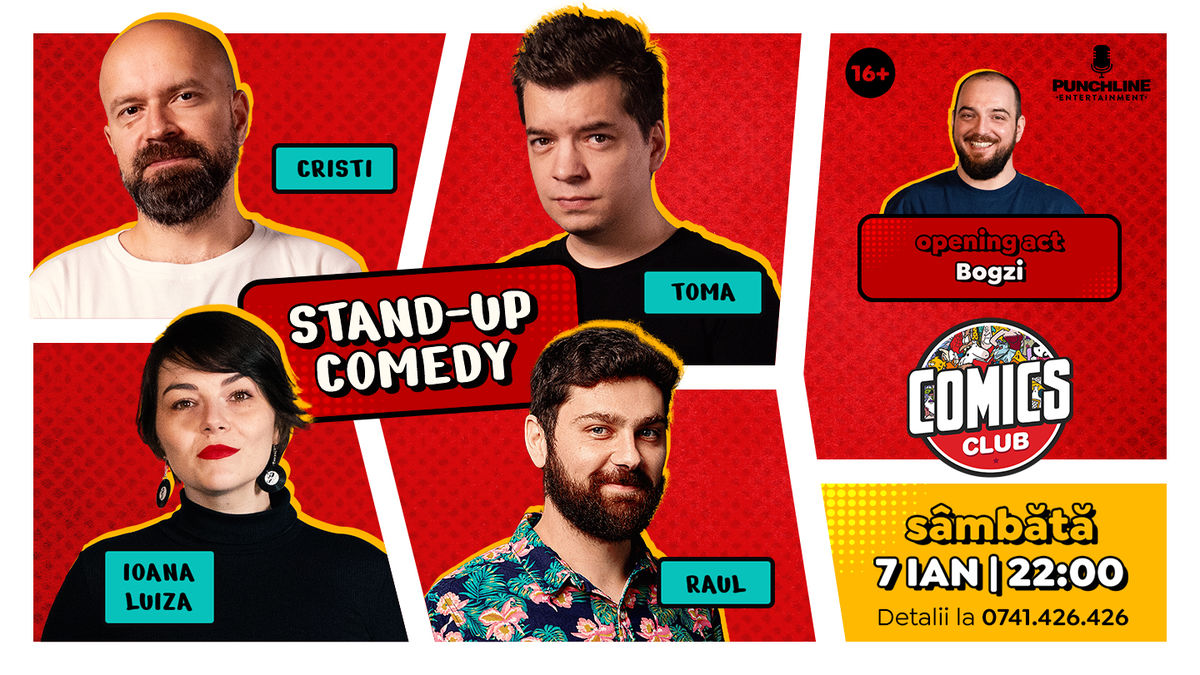 Bilete Stand Up Cu Cristi Toma Raul I Ioana Luiza La Comicsclub