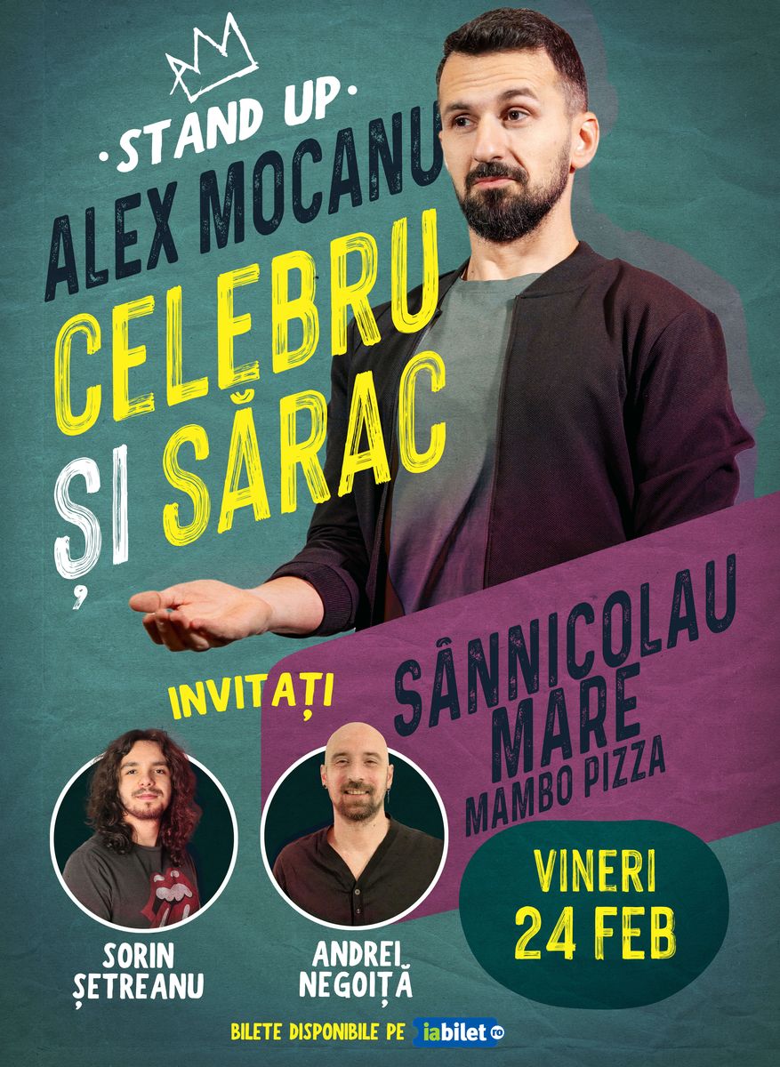 Bilete S Nnicolau Mare Stand Up Cu Alex Mocanu Andrei Negoi I