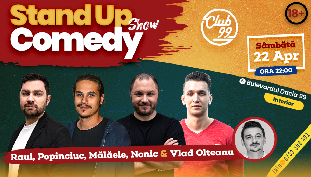 Bilete Stand Up Comedy Cu Raul Popinciuc M L Ele Nonic Vlad