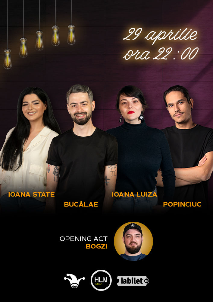 Bilete The Fool Stand up comedy cu Radu Bucălae Ioana State Ioana