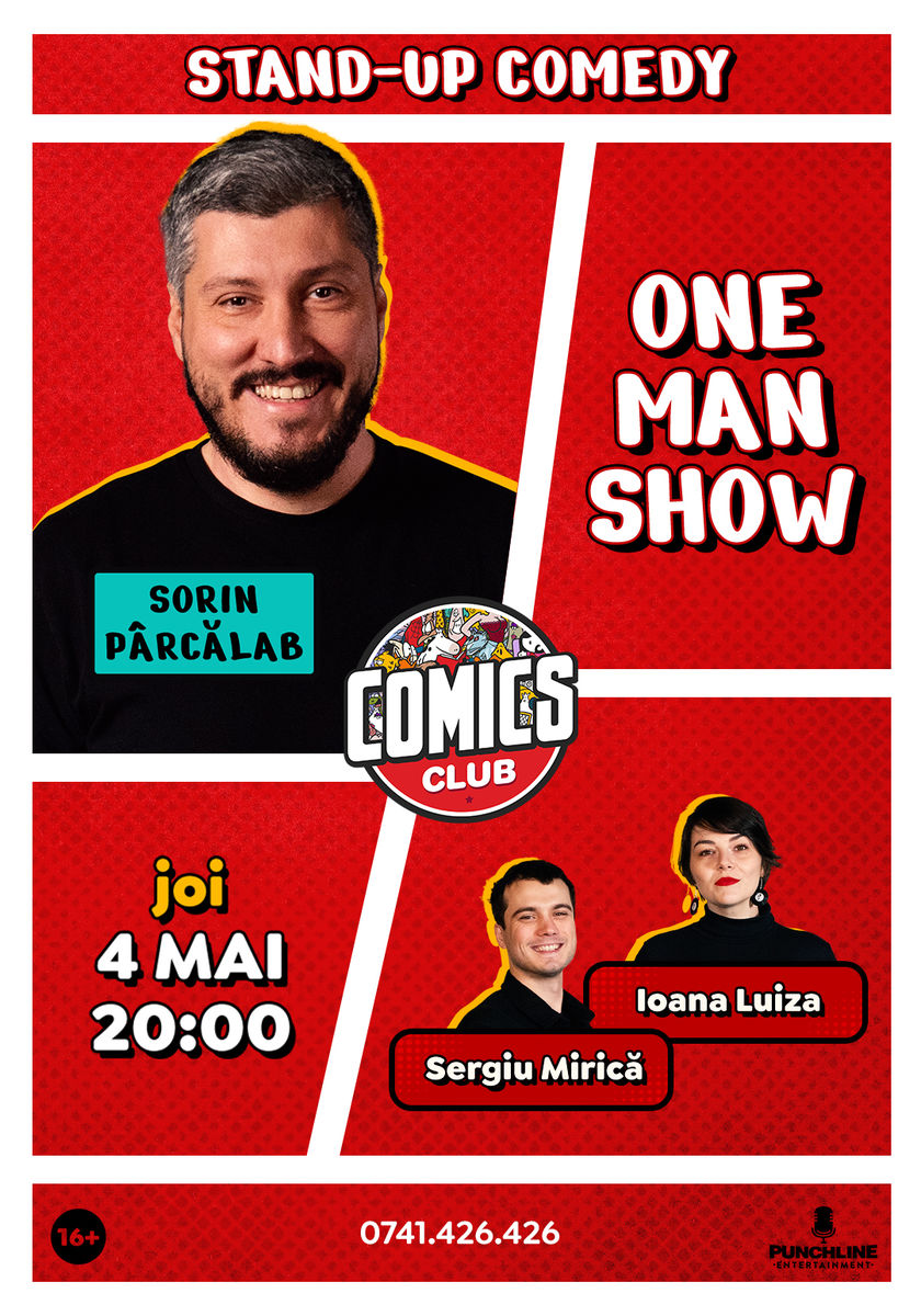 Bilete One Man Show Cu Sorin La Comicsclub Mai Ora