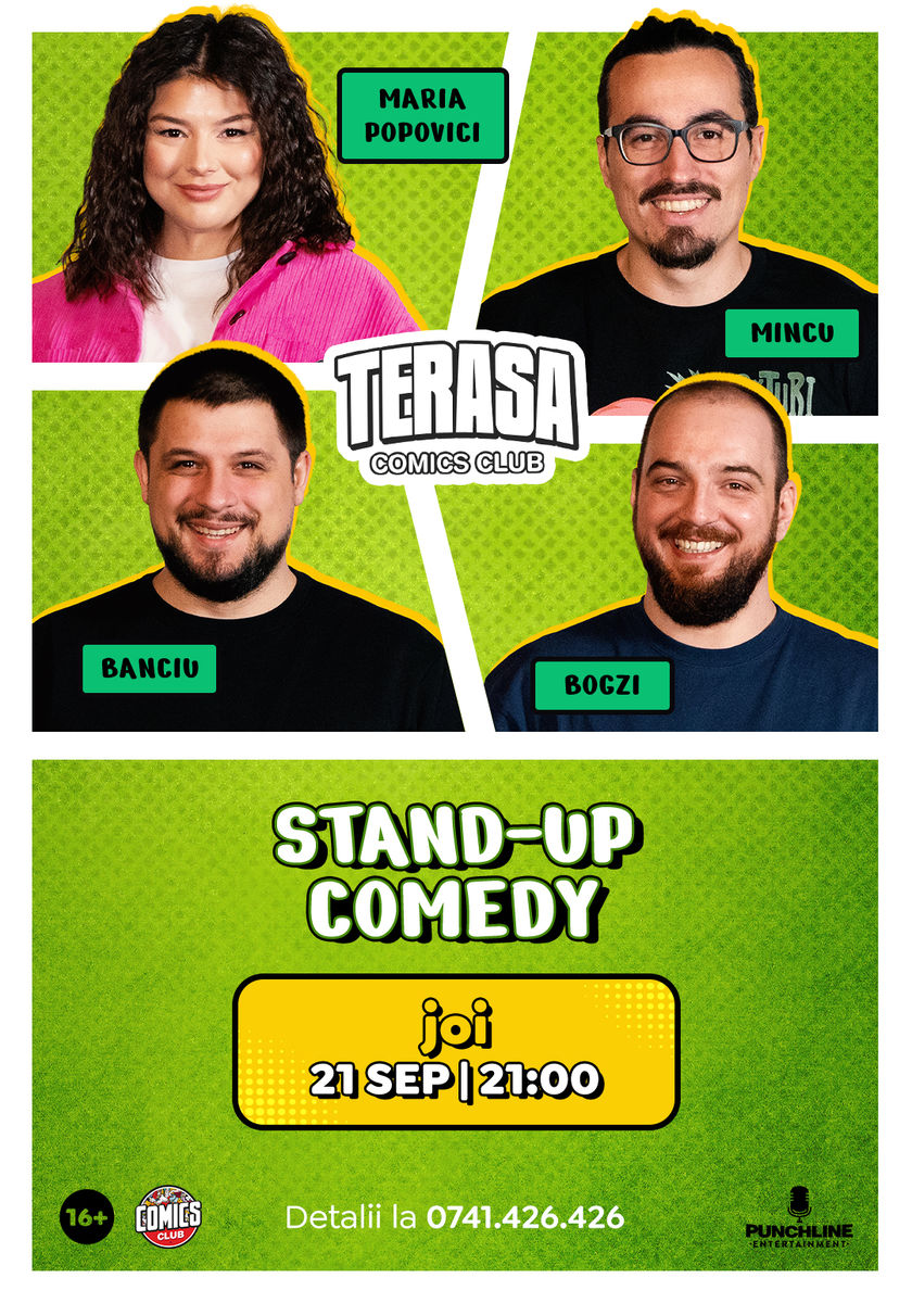 Bilete Stand Up Comedy Cu Maria Mincu Banciu Bogzi Pe Terasa