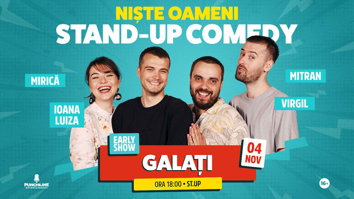 Bilete Galati Stand Up Comedy Cu Ioana Luiza Mirica Mitran Si