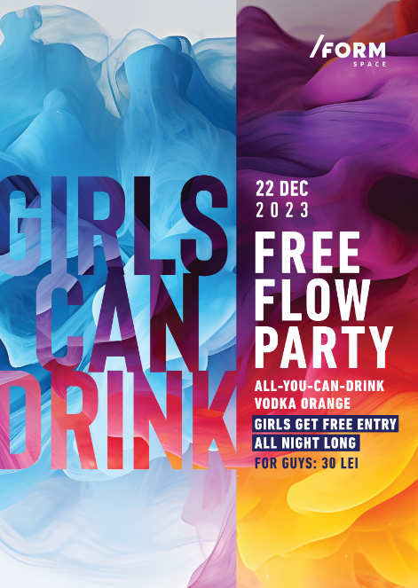 Bilete Girls Can Drink Free Flow Party At FORM Space 22 Dec 23