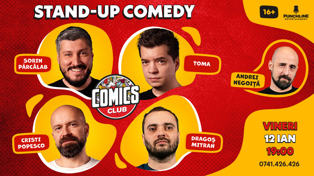 Bilete Stand Up Cu Sorin Toma Popesco Mitran La Comicsclub Ian