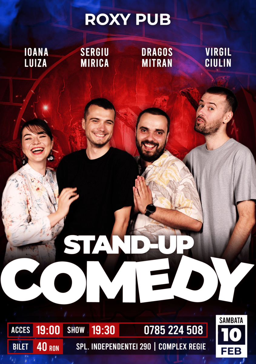 Bilete Stand Up Comedy Cu Mirica Luiza Mitran Si Virgil Niste