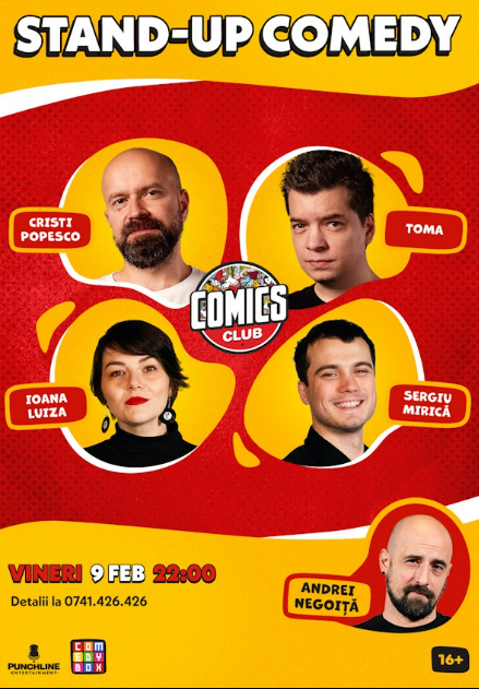 Bilete Stand Up Cu Toma Popesco Ioana Luiza I Miric La Comicsclub