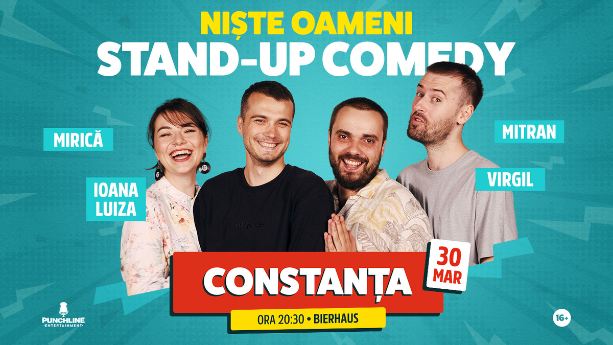 Bilete Constanta Stand Up Comedy Cu Mirica Luiza Mitran Si Virgil