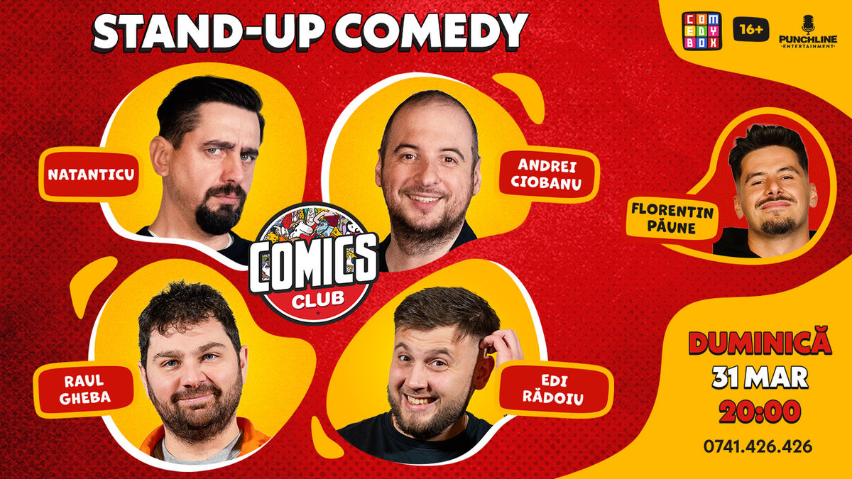 Bilete Stand Up Cu Natanticu Raul Ciobanu Edi La Comicsclub