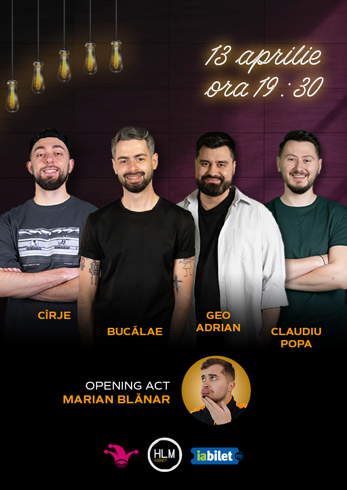 Bilete The Fool Stand up comedy cu Radu Bucălae Geo Adrian Claudiu