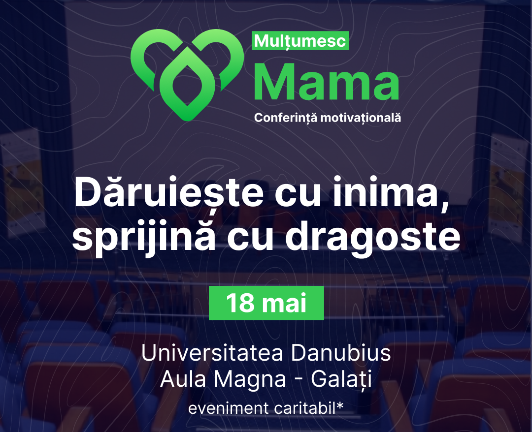 Bilete Multumesc Mama Conferinta Motivationala 18 Mai 24 Ora 11