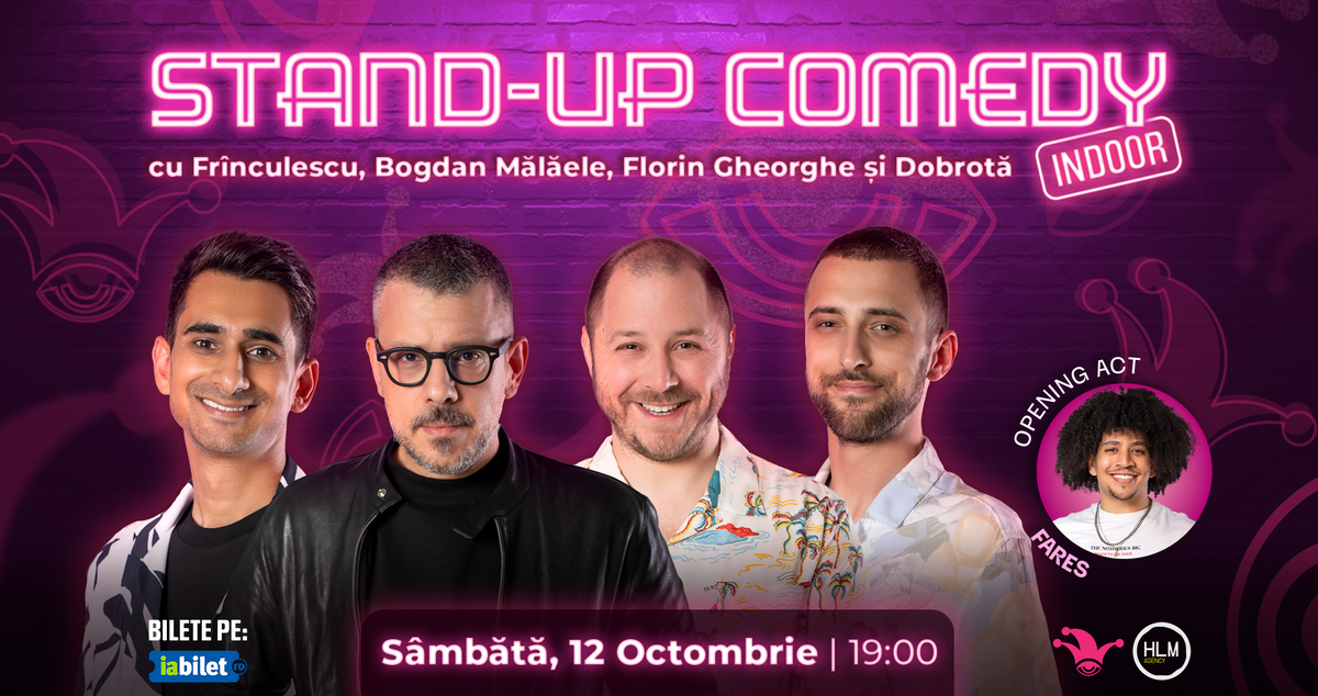 Bilete The Fool Stand Up Comedy Cu Fr Nculescu Bogdan M L Ele Alex