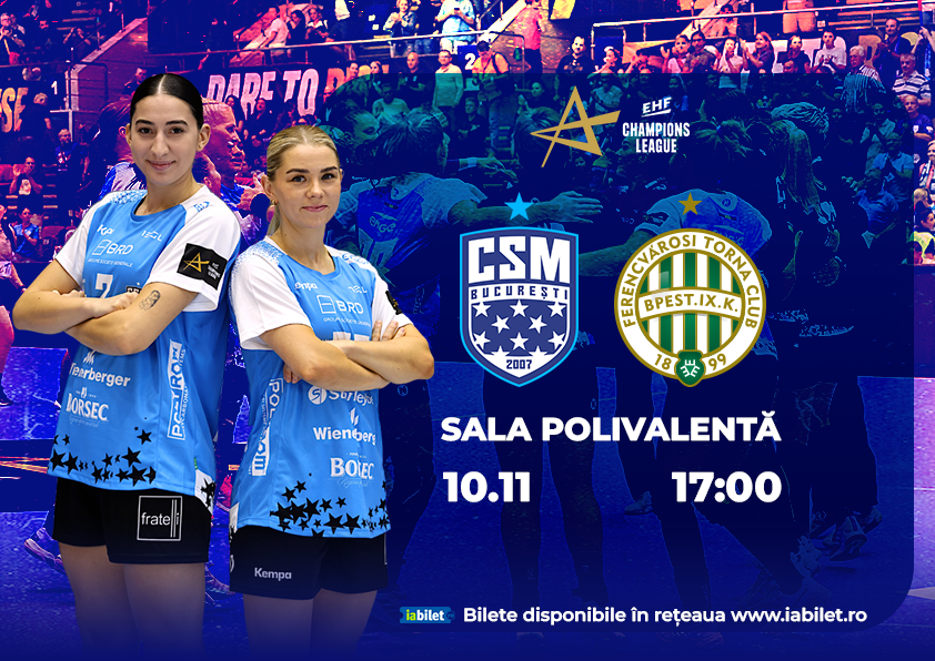 Bilete EHF Champions League Runda 7 CSM București vs FTC RAIL Cargo