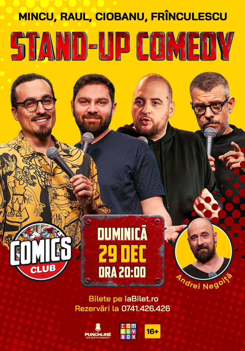 Bilete Stand Up Cu Mincu Raul Andrei Ciobanu I Fr Nculescu La