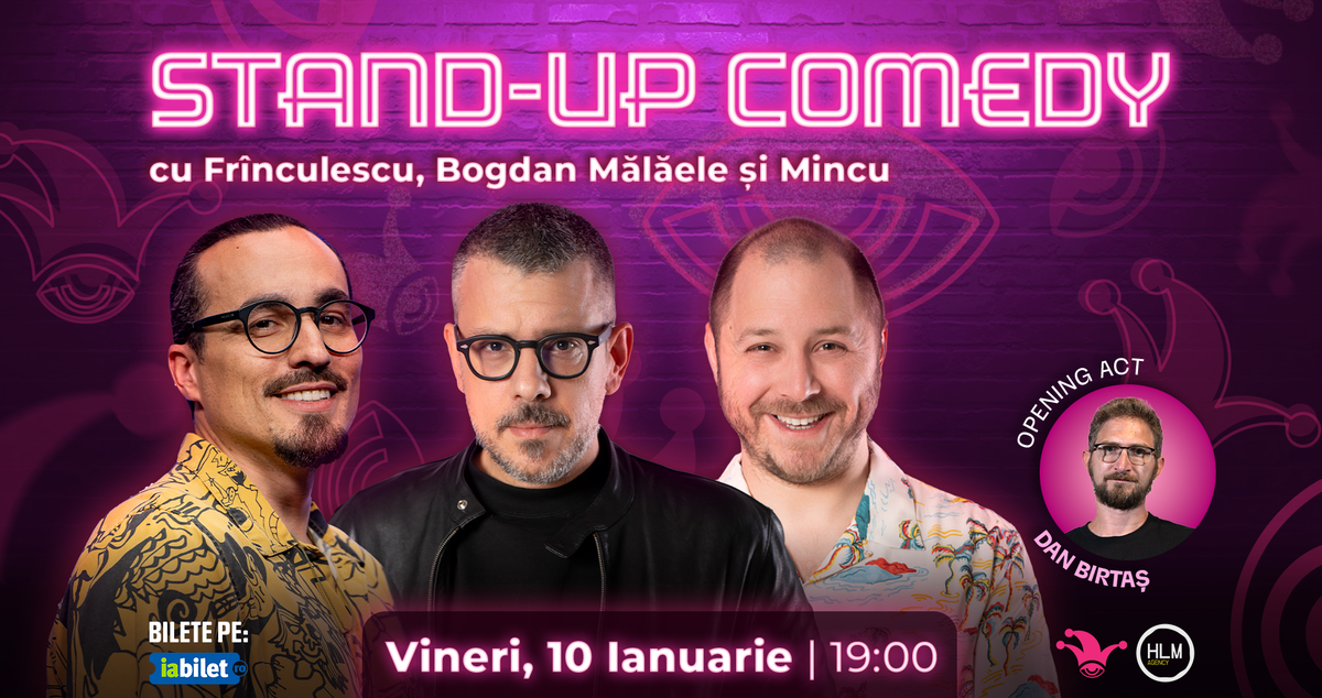 Bilete The Fool Stand Up Comedy Cu Mincu Fr Nculescu Bogdan M L Ele