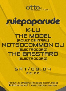 OTTO.LIVE pres. ♦♦♦ Suie Paparude ♦ K-Lu ♦ The Model ♦ NotSoCommonDJ ♦ The Basstard