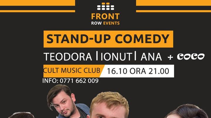Stand up comedy cu Ana Maria, Ionut Rusu, Teodora si Coco