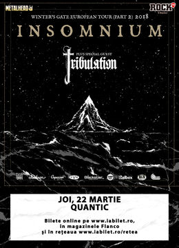 Concert Insomnium si Tribulation la Bucuresti