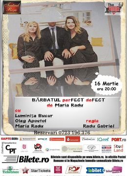 Teatrul Rosu:"Bărbatul perfect defect"