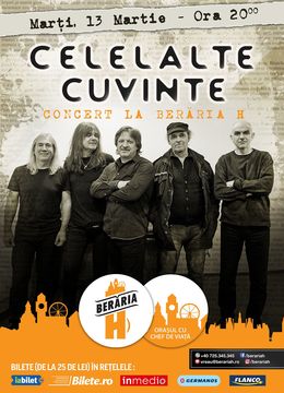 Celelalte Cuvinte în Concert la Berăria H