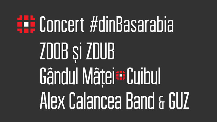 Concert #dinBasarabia - ediția Centenar