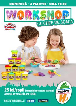 Workshop Play-Doh la Berăria H