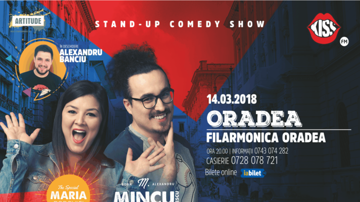 Stand-up Comedy cu Banciu, Mincu si Maria Popovici