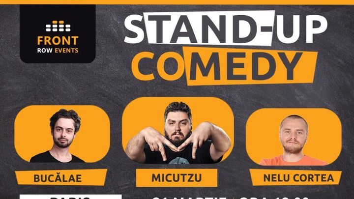 Paris: Stand-up comedy cu Micutzu, Bucălae & Nelu Cortea
