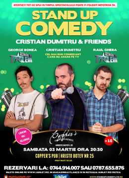 Stand-Up Comedy Sambata 3 martie Bucuresti 