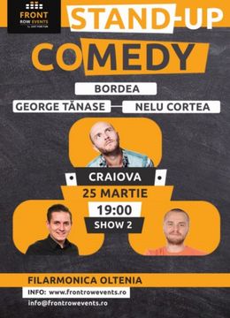 Craiova: Stand-up comedy cu Bordea, Tănase si Nelu Cortea