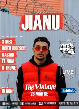 Concert Jianu live in The Vintage Pub