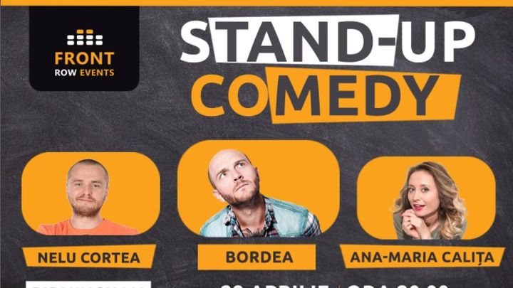 Birmingham: Stand-up comedy cu Bordea, Ana-Maria Calița & Nelu Cortea