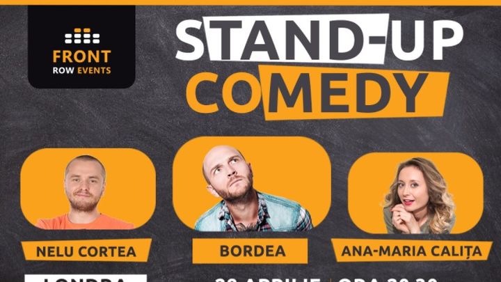 Londra: Stand-up comedy cu Bordea, Ana-Maria Calița & Nelu Cortea