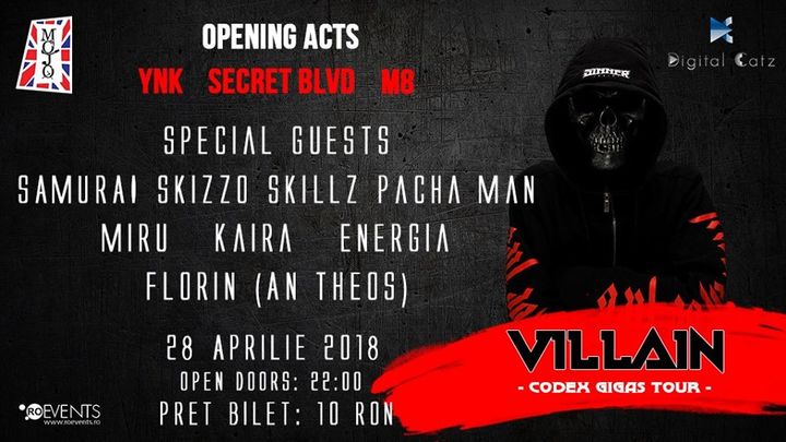 Villain in Bucharest @ Mojo - Band launch