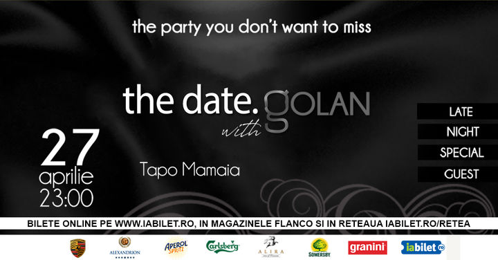 the date. with Golan