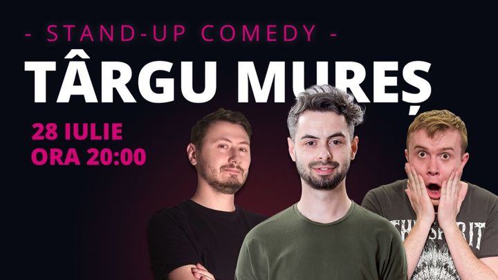 Târgu Mureș: Stand-up comedy cu Radu Bucălae, Ionuț Rusu & Claudiu Popa