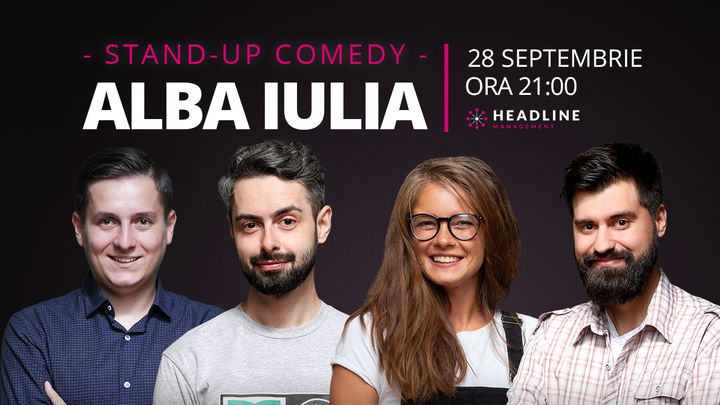 Alba Iulia: Stand-up comedy cu Bucălae, Tănase, George Adrian & Doina Teodoru