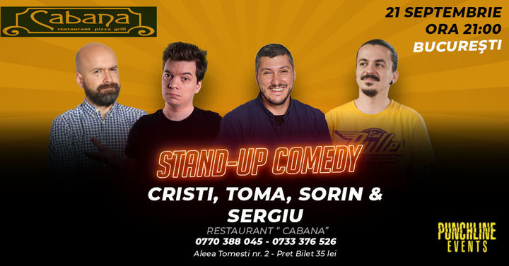 Stand Up Comedy cu Cristi, Toma, Sorin si Sergiu