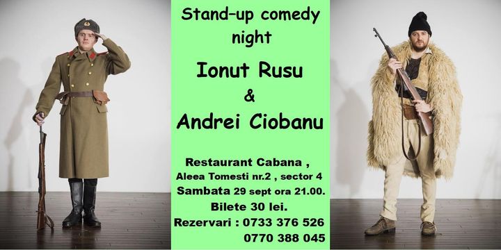 Stand Up Comedy cu Ionut Rusu & Andrei Ciobanu