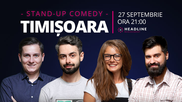 Timișoara: Stand-up comedy cu Bucălae, Tănase, George Adrian & Doina Teodoru