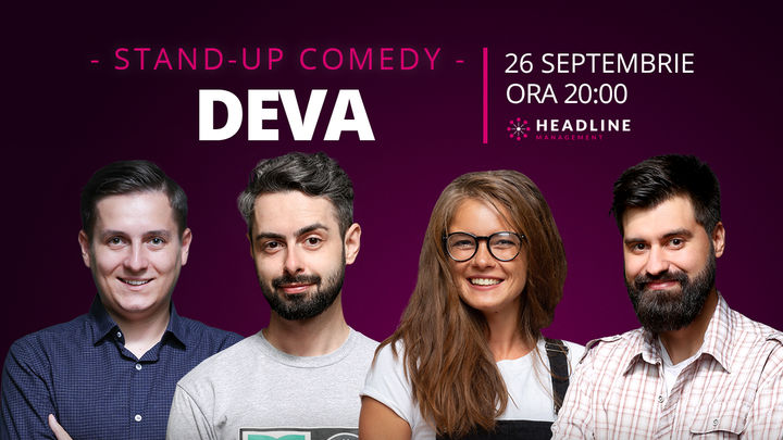 Deva: Stand-up comedy cu Bucălae, Tănase, George Adrian & Doina Teodoru