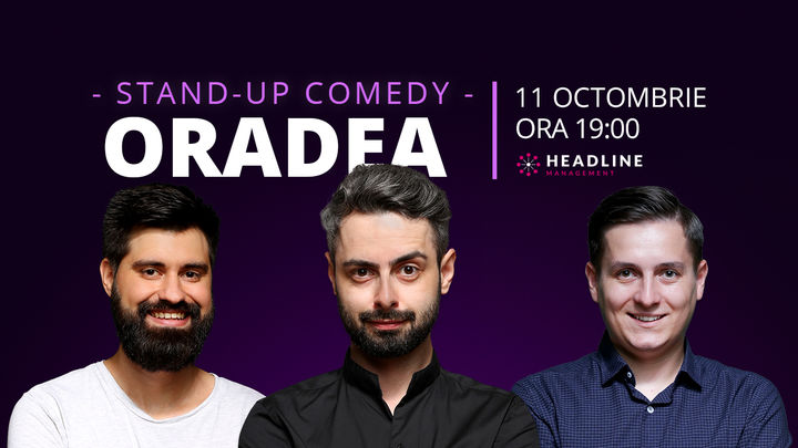 Oradea: Stand-up comedy cu Bucălae, Tănase & Geo