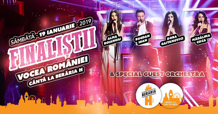 Finaliștii Vocea României 2018 cântă la Berăria H